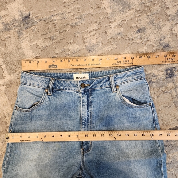 Rolla's Eastcoast High-Rise Flare Jeans Medium Wash Women's size 32 - Picture 2 of 16
